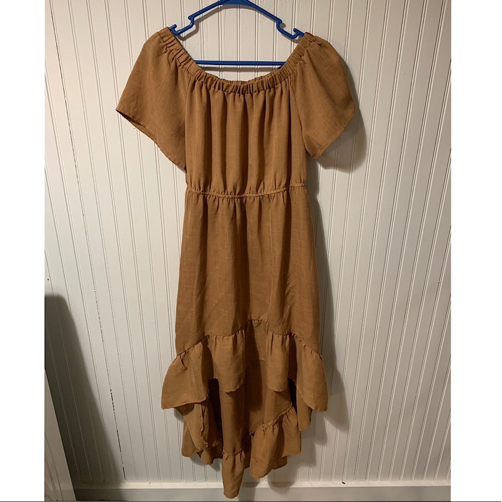 Off the shoulder dress